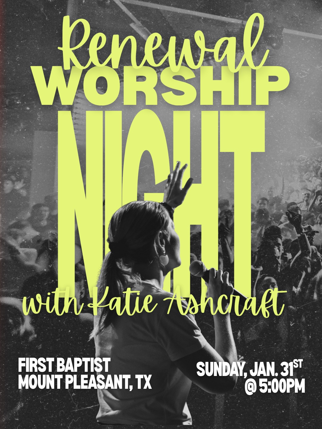 A Night of Worship flyer